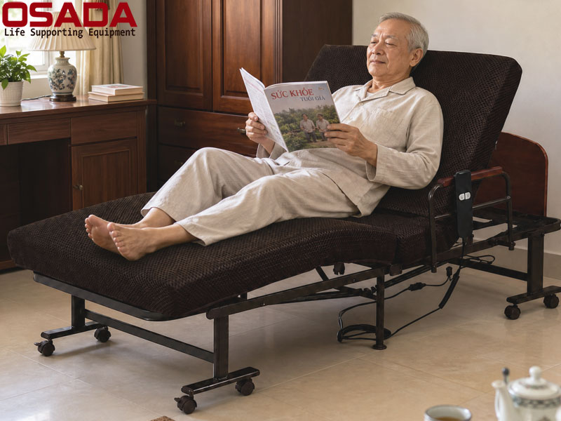 Giường Gấp Nâng Điện OSADA SD-EB90